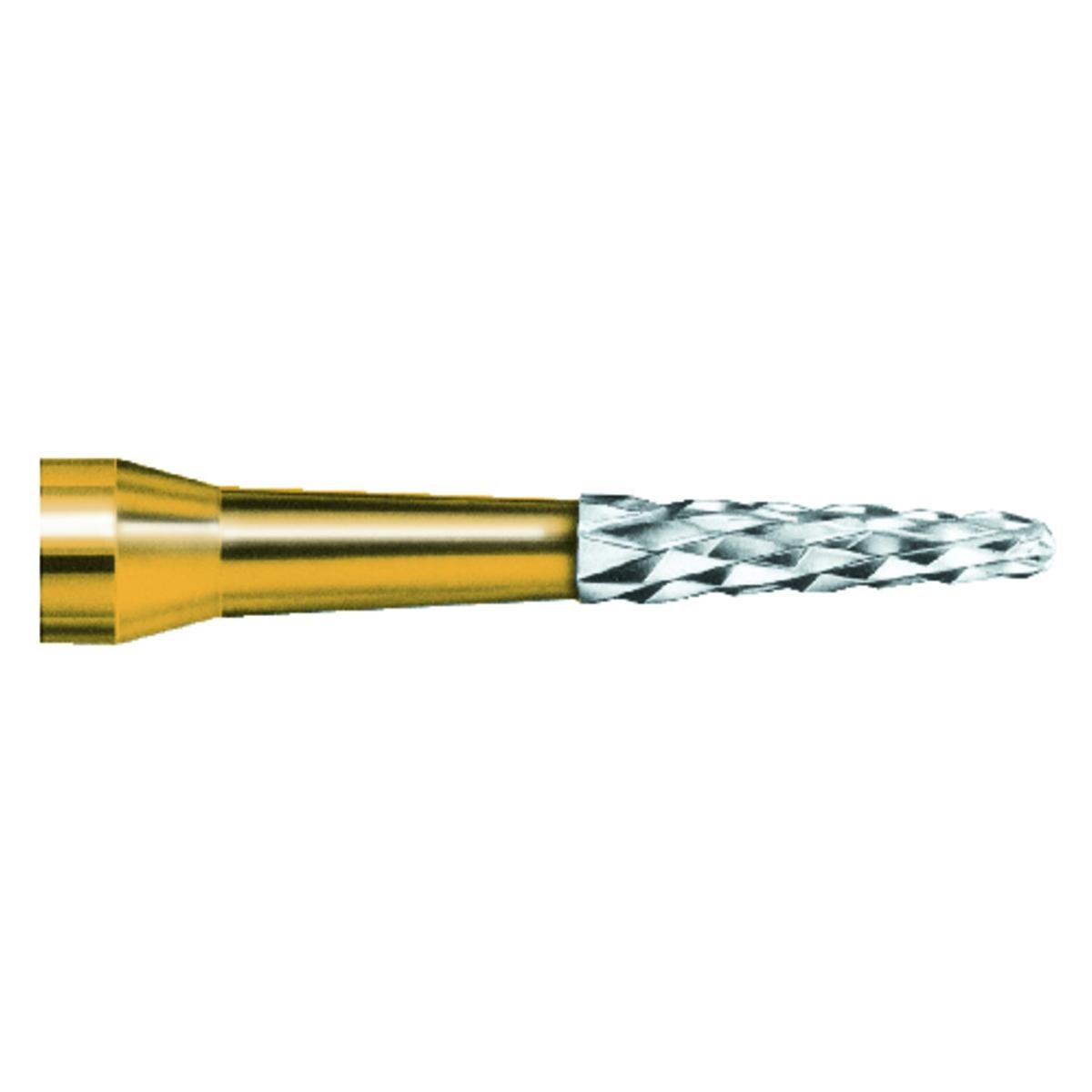 Fraise pour amalgames DENTSPLY SIRONA - Cnique bout rond FG 571 012 - Bote de 5