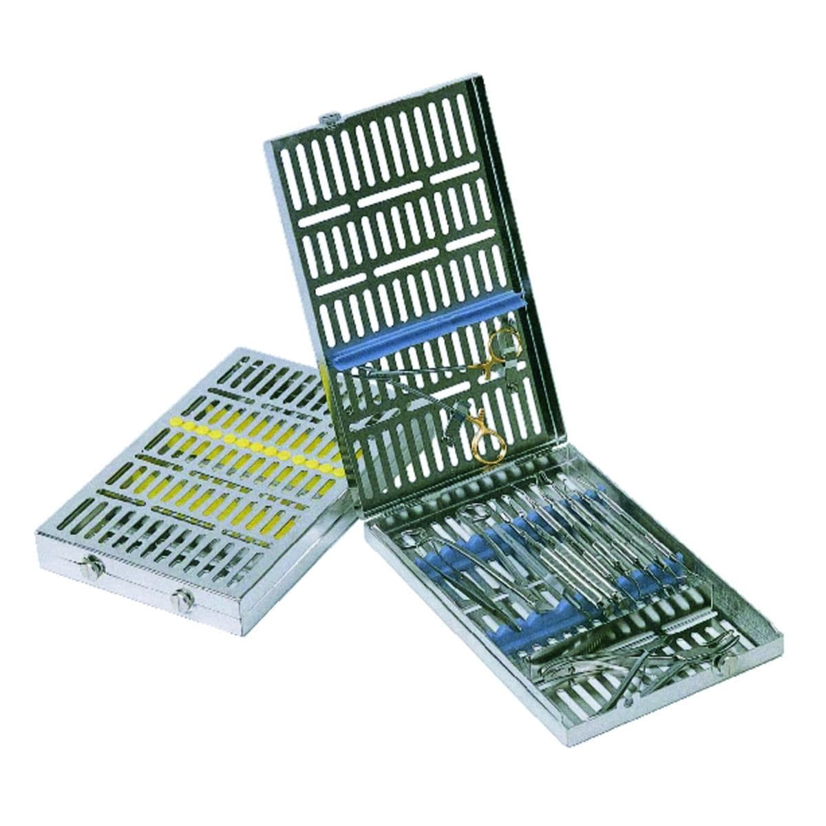 Cassette HU-FRIEDY - DIN - 13 instruments + espace libre - Rose