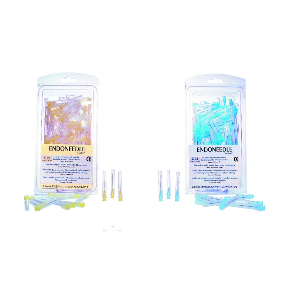 Canules d'irrigation Endoneedle ELSODENT - G 27 - Jaune - Bote de 100