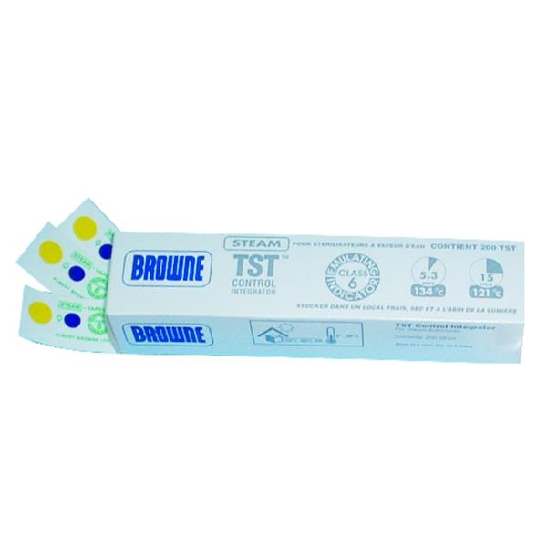 Intgrateurs de strilisation TST 3702 BROWNE - Bote de 200