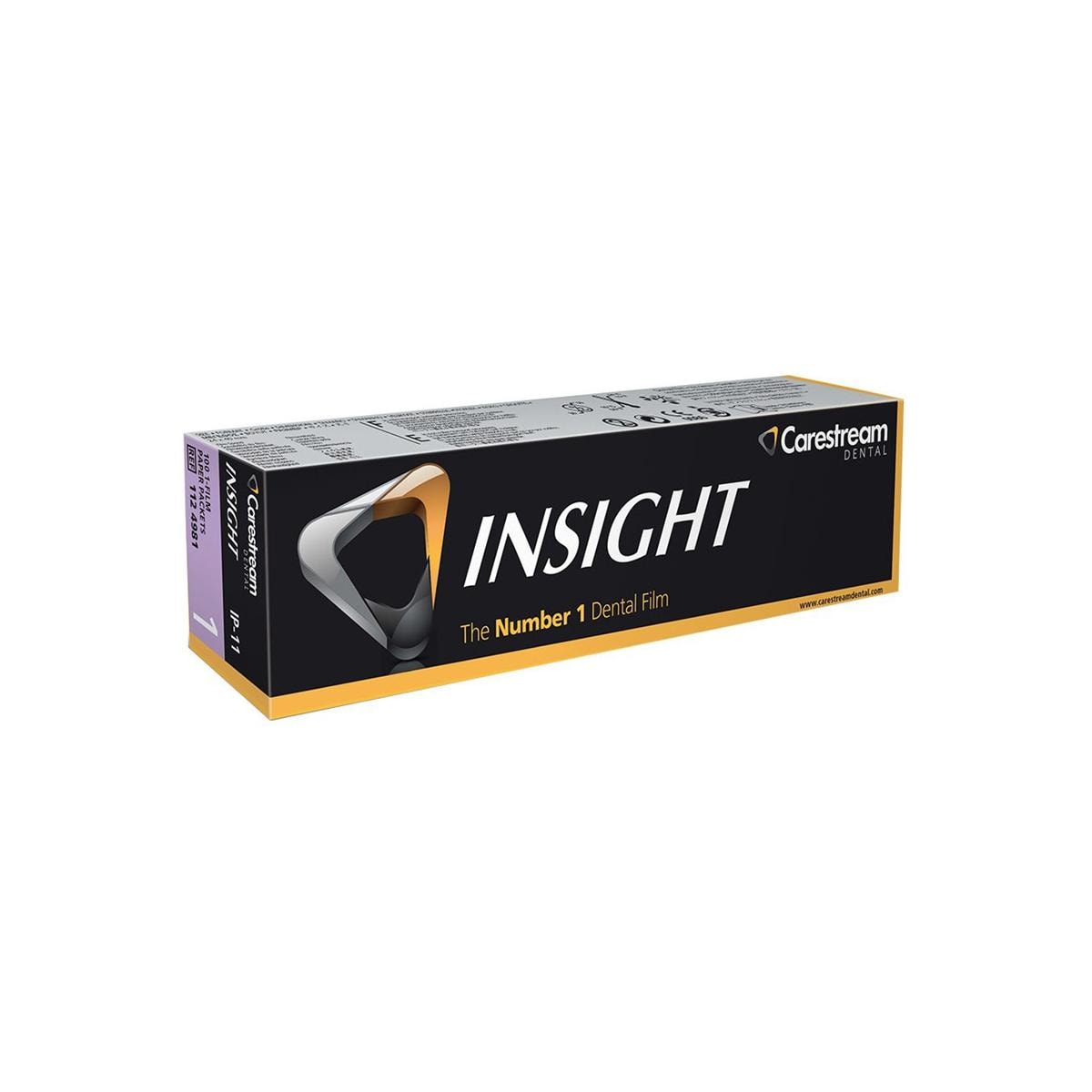 Films Insight Bite Wing CARESTREAM DENTAL - IB-21 - Taille 2 - Bote de 50