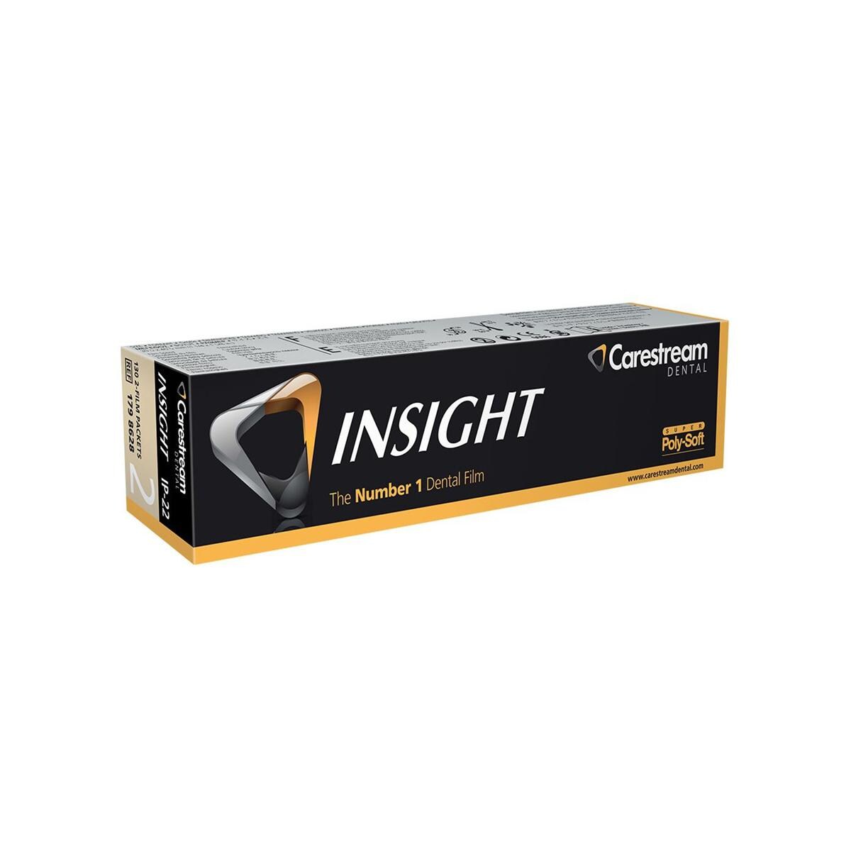 Films Insight Bite Wing CARESTREAM DENTAL - IB-21 - Taille 2 - Bote de 50
