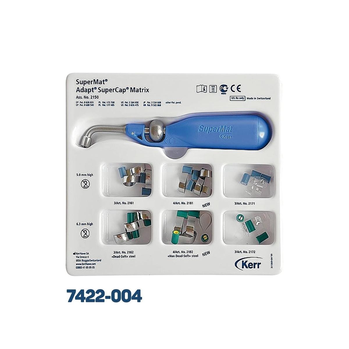 Supermat KERR - transparentes - rassort 2172 - 6,3mm - Bote de 50