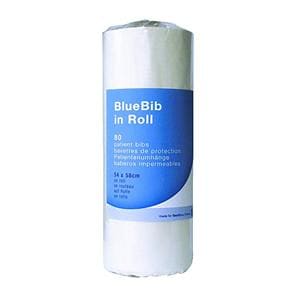 Bavettes Bluebib On Roll STERIBLUE - Blanc - Bote de 80