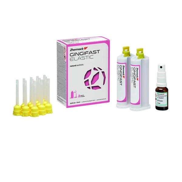 Gingifast Elastic ZHERMACK - 2 x 50 ml + (embouts + sparateur)