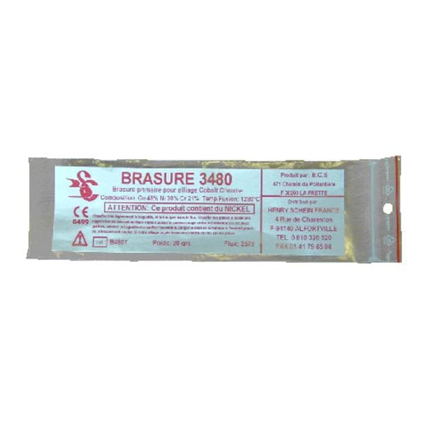 Brasure 3480 BCS - Le sachet de 20 g