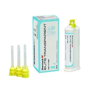 Elite Transparent ZHERMACK - La cartouche 50 ml + 6 embouts mlangeurs jaunes