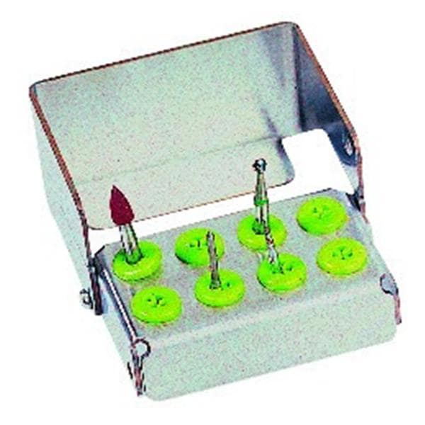 Porte-fraises Plug'in NICRHOMINOX - 8 perforations - Vert