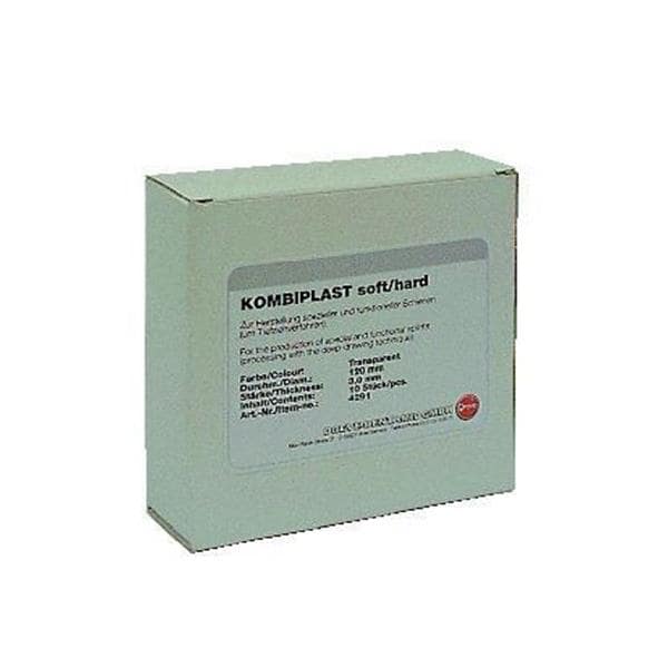 Kombiplast DREVE - La bote de 10 - Rondes - Transparent - p. 3 mm - diam. 120 mm