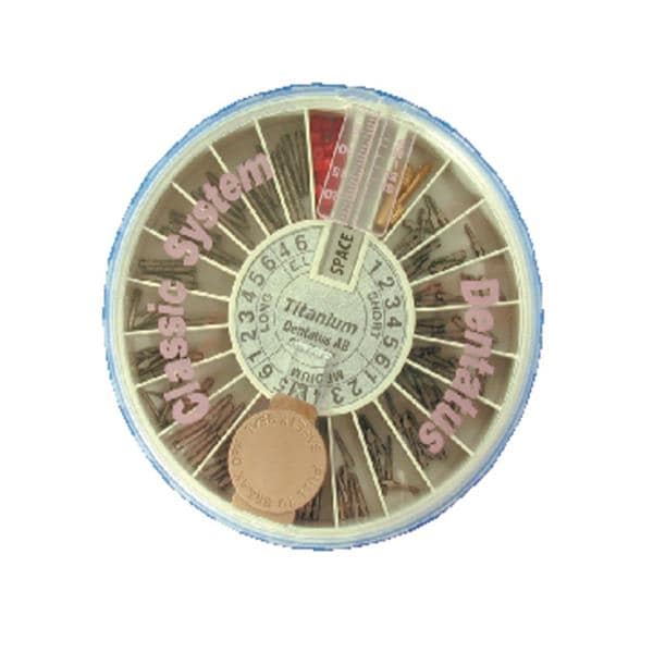 Tenons titane Surtex TST DENTATUS - S6 - Bote de 15