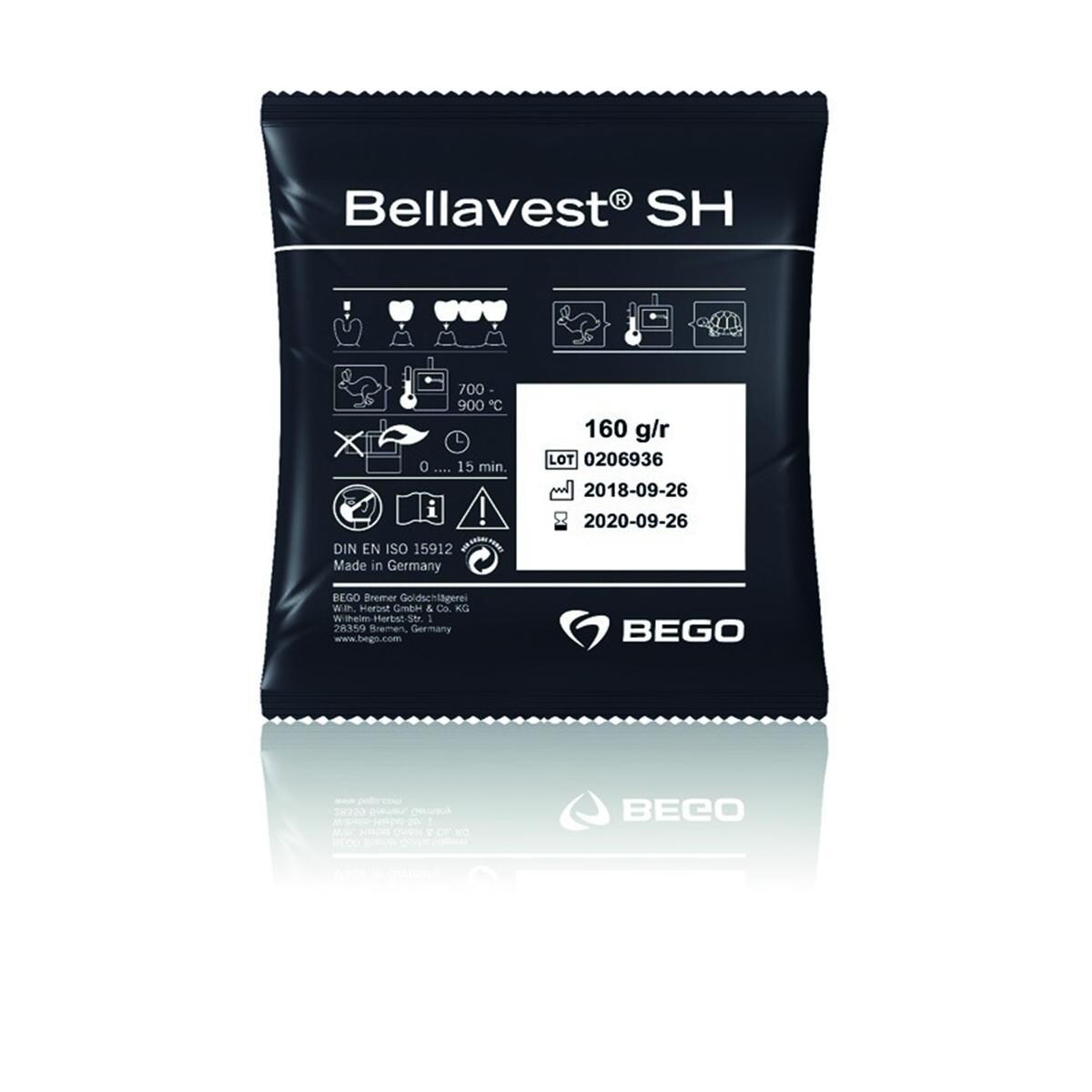 Bellavest Shock Heat BEGO - Le carton de 4,8 kg (30 x 160 g)