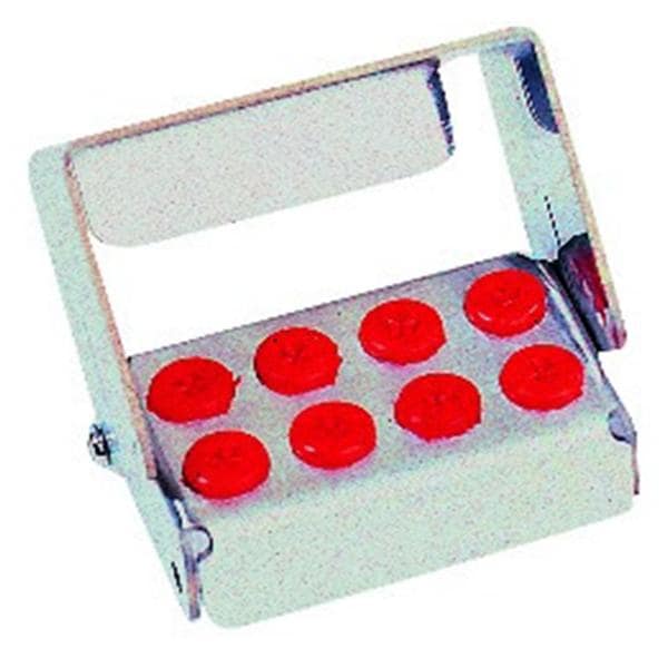 Porte-fraises Plug'in NICRHOMINOX - 8 perforations - Rouge