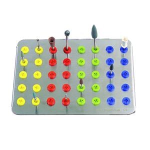 Porte-fraises Plug'in NICRHOMINOX - Support 40 perforations