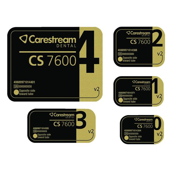 Plaque Smart Plate CARESTREAM - T2 - jeu de 4