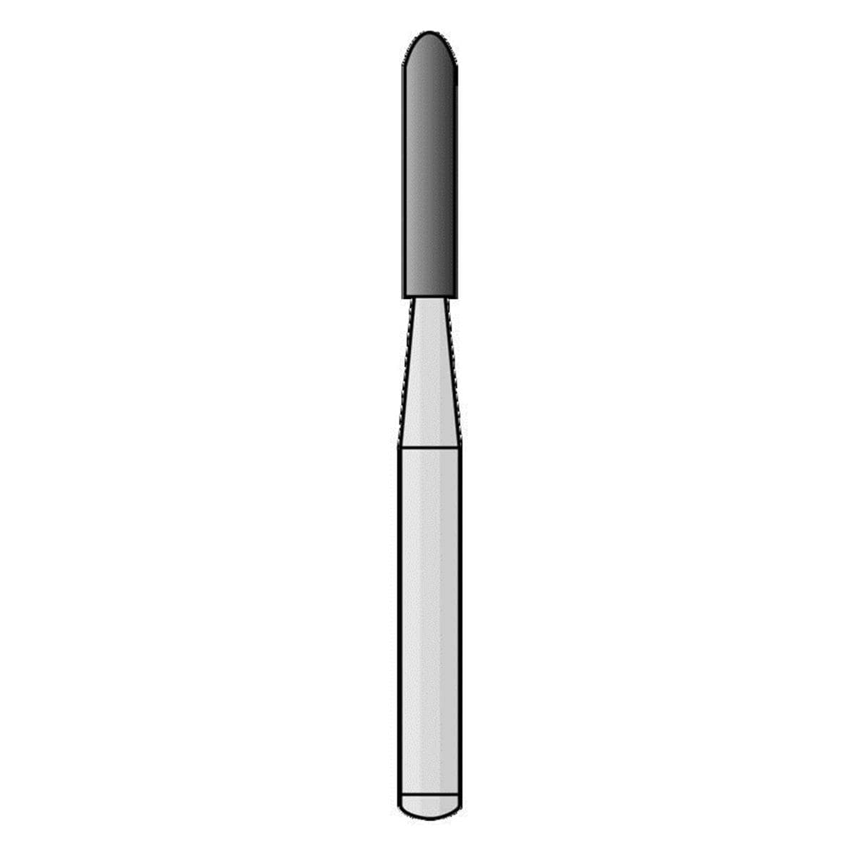 Fraises de finition DENTSPLY SIRONA - Ogive sur cylindre FG 530 014 - Bote de 5
