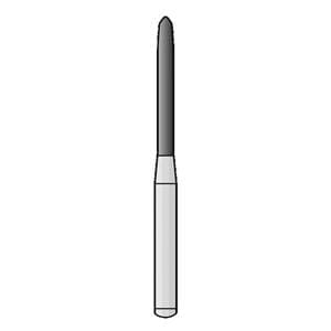 Fraises de finition DENTSPLY SIRONA - Cong cn.  bout rond FG 534 012 - Bote de 5