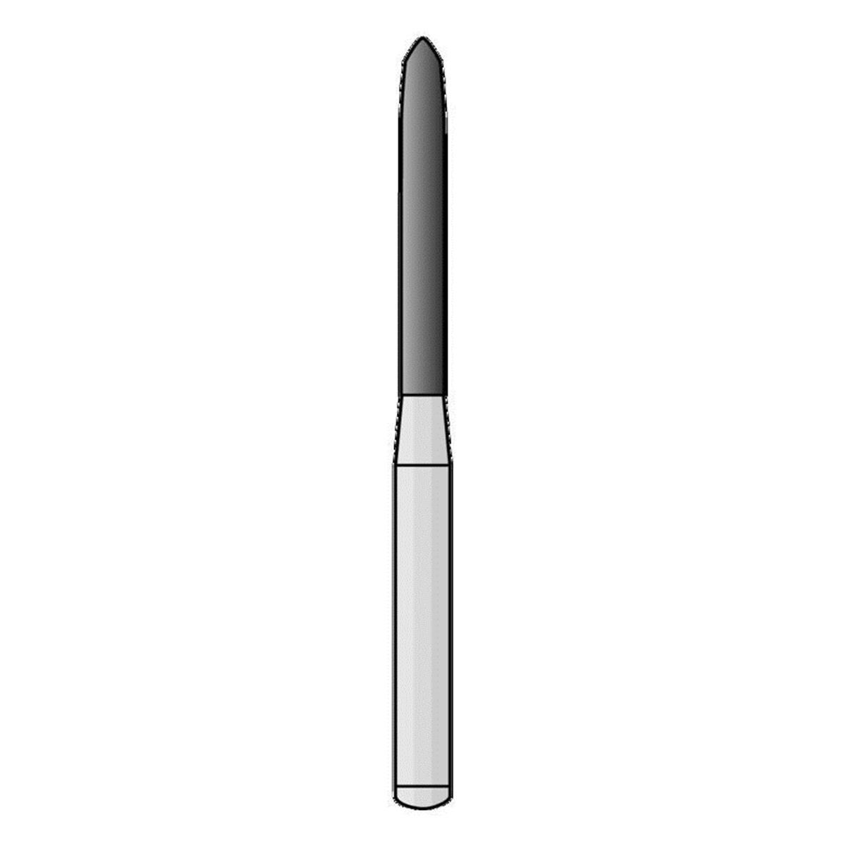 Fraise de finition DENTSPLY SIRONA - Cong cn.  bout rond FG 534 016 - Bote de 5