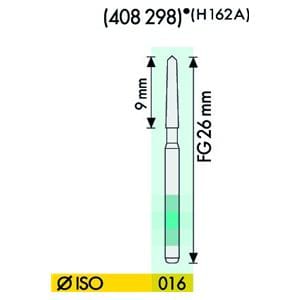 Fraises Ostologiques DENTSPLY SIRONA - FG 26mm 541A 016 - Bote de 5