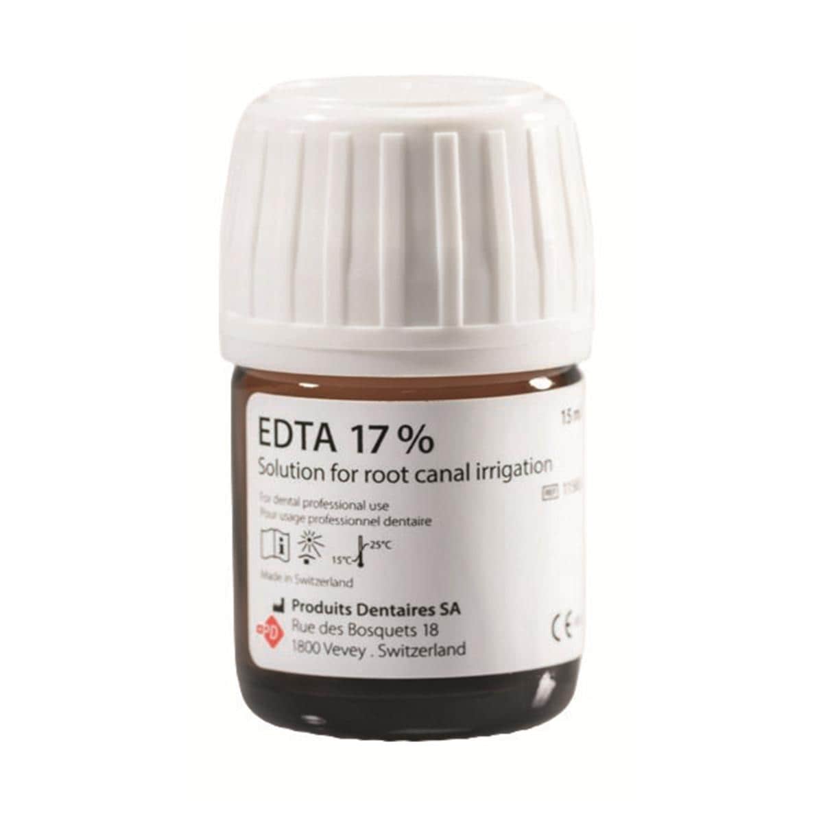 Solution ch�latrice - EDTA 17 % - Produits Dentaires - Flacon 15 ml