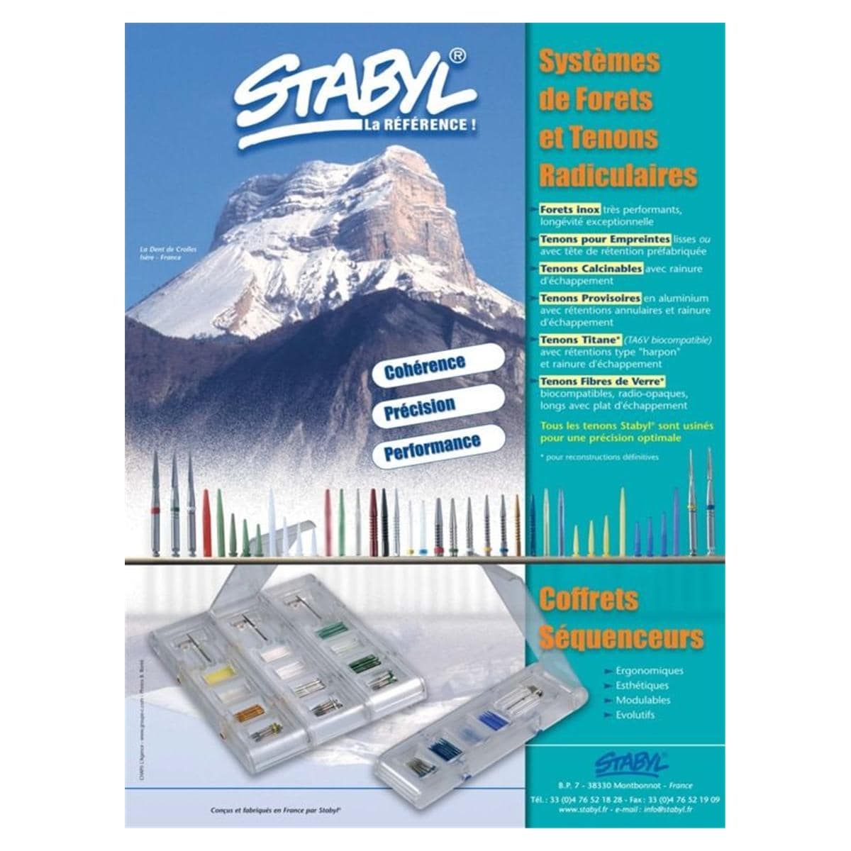 Sequenceur STABYL vide - Fond + Couvercle Transparent