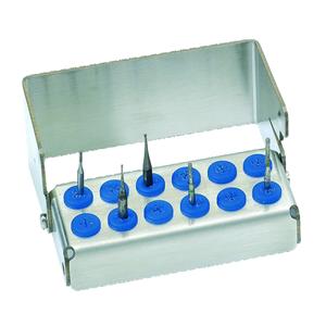 Porte-fraises Plug'in NICRHOMINOX - 12 perforations - Bleu