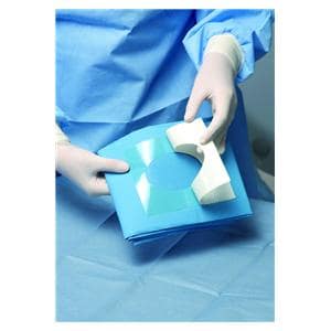 Champ de chirurgie strile OMNIA - Trou adhsif - 75x90cm - Bote de 50
