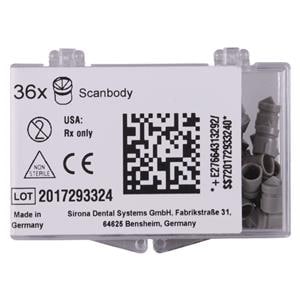 Scanbodies SIRONA pour Omnicam ou Primescan - Taille S - Bote de 36
