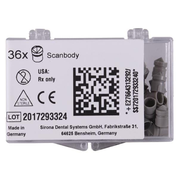 Scanbodies SIRONA pour Omnicam ou Primescan - Taille S - Bote de 36