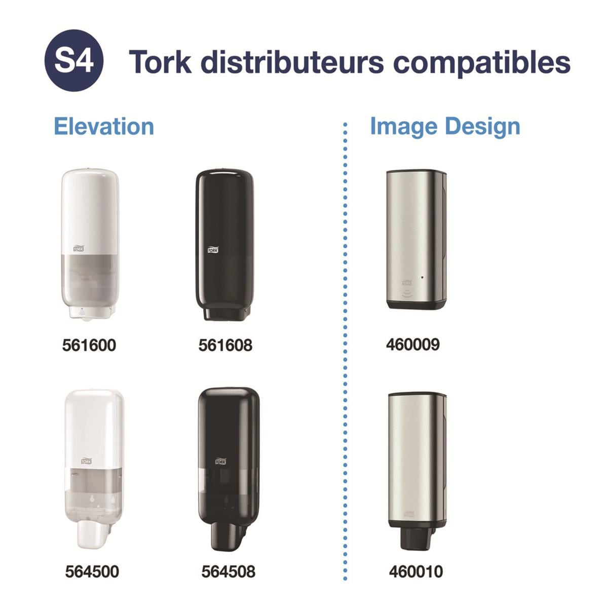 Savons mousse TORK PREMIUM - Le flacon de 1L - Le savon mousse extra-doux