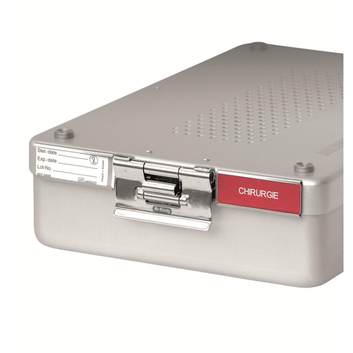 Etiquettes pour container - rouge - lot de 2 - Hu Friedy