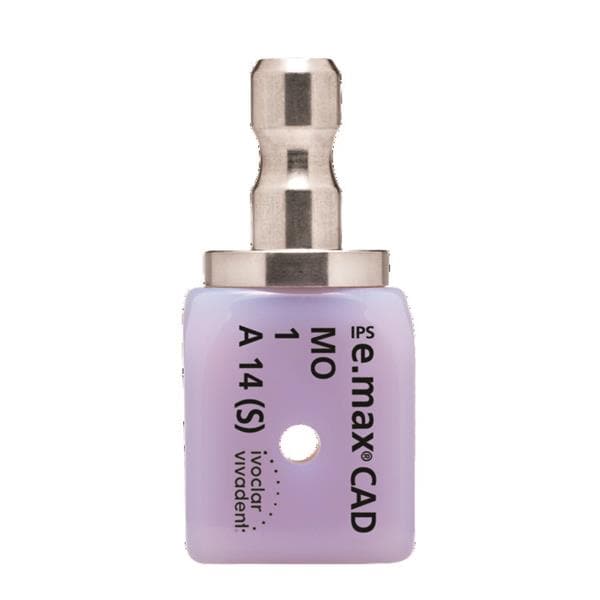 IPS e.max CAD IVOCLAR VIVADENT - Blocs MO - Teinte 1 - Taille A14S - Bote de 5