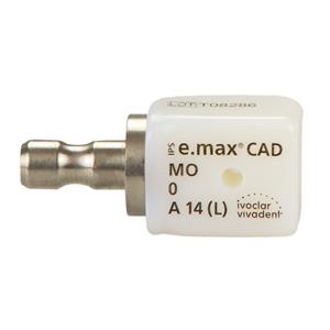 IPS e.max CAD IVOCLAR VIVADENT - Blocs MO - Teinte 0 - Taille A14L - Bote de 5