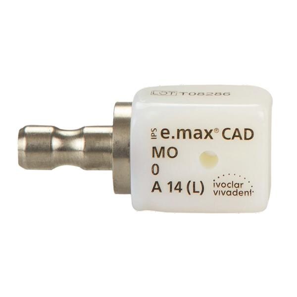 IPS e.max CAD IVOCLAR VIVADENT - Blocs MO - Teinte 0 - Taille A14L - Bote de 5