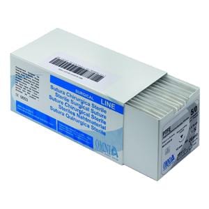 Sutures PTFE OMNIA - 5/0 sharp 12mm 1/2 cercle - bote de 12