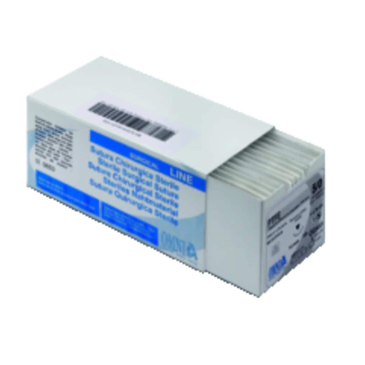 Sutures PTFE OMNIA - 5/0 sharp 12mm 3/8 cercle - bote de 12