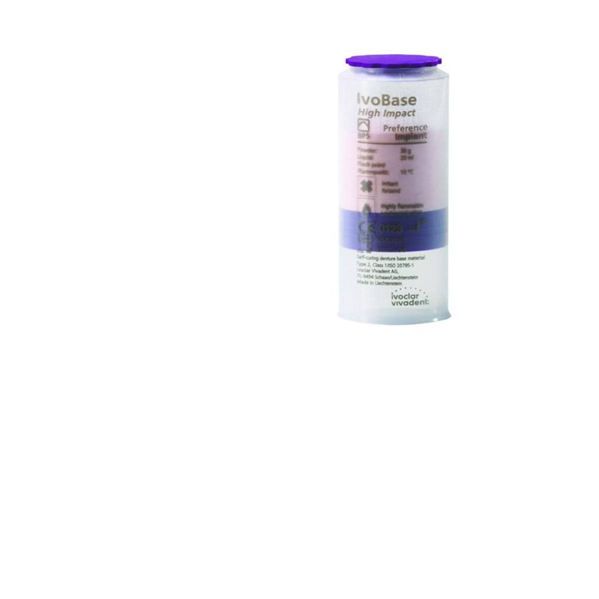 Ivobase High Impact IVOCLAR - Les 20 cartouches - Pink