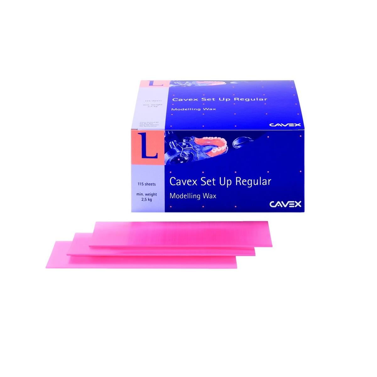 Modelling Wax CAVEX - Souple - La bote de 500 g (23 plaques)