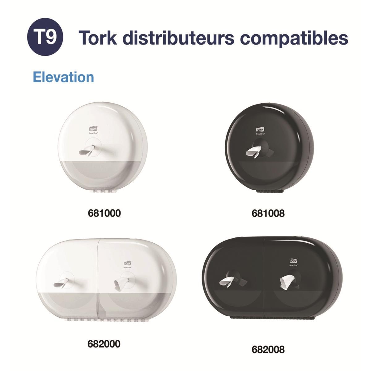 Papier toilette Smartone Mini TORK - Recharge de 12 rouleaux T9