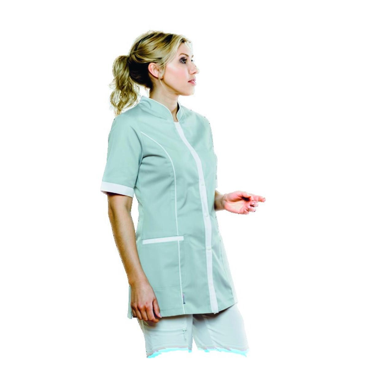 Tunique Prague SELEKTO - Gris clair/Blanc - Taille XXL