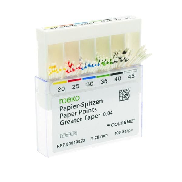 Bote distributrice pointes papier Greater Taper ROEKO - 0.04 n35 - lot de 100