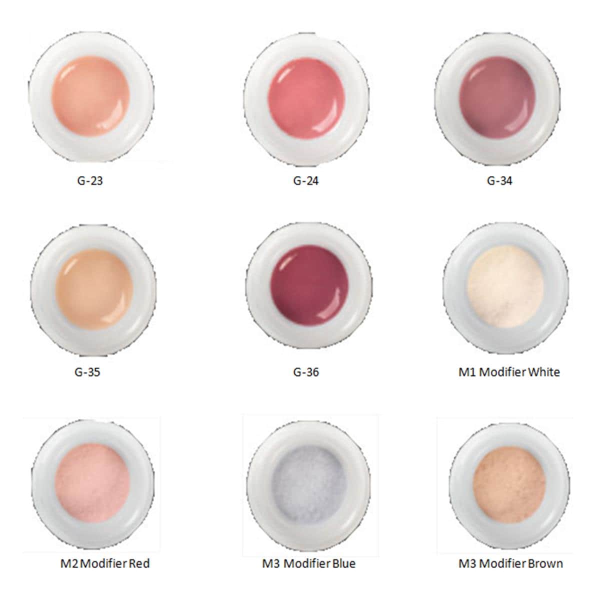 Initial IQ Lustre paste NF GC - Gum Shade - G-23 - Le pot de 4 g
