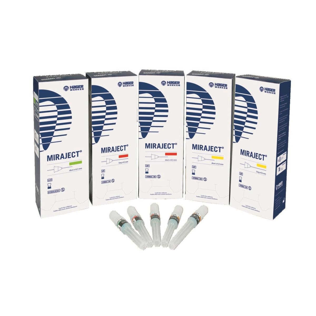 Miraject aiguille injection 27G 0,4 x 21mm - 254203 - HAGER & WERKEN