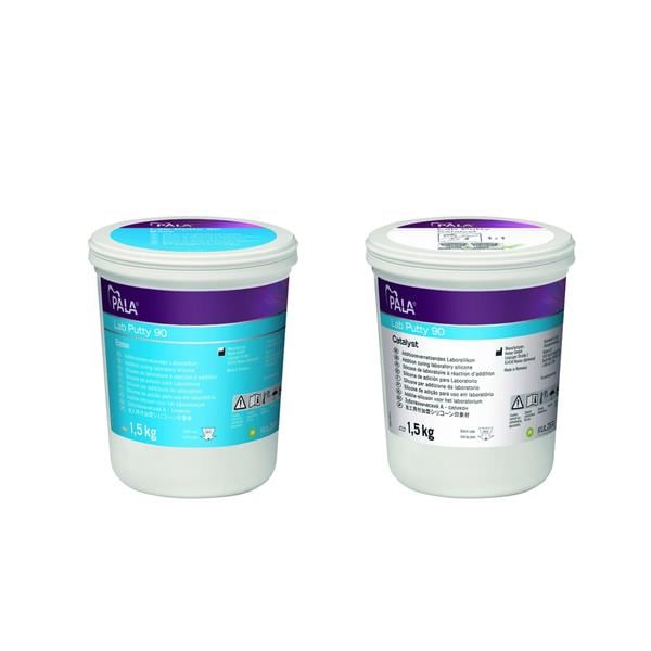 A-silicone Pala Lab Putty 90 KULZER - Bleu Clair - Le pot de 2 x 1,5 kg