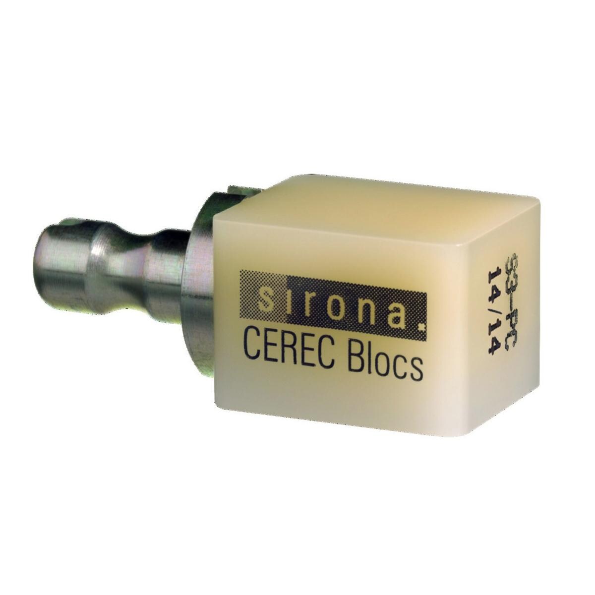 CEREC Blocs C DENTSPLY SIRONA - Taille 12 - Teinte A1C - Bote de 8