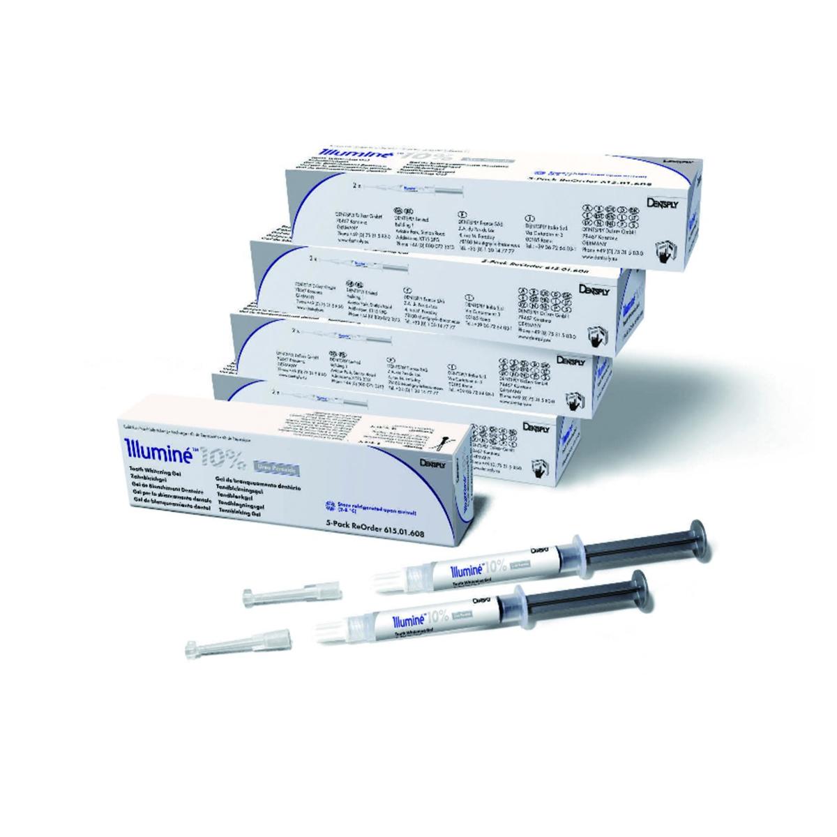 Illumine Home DENTSPLY SIRONA - 10% - Lot de 5 botes de 2 seringues