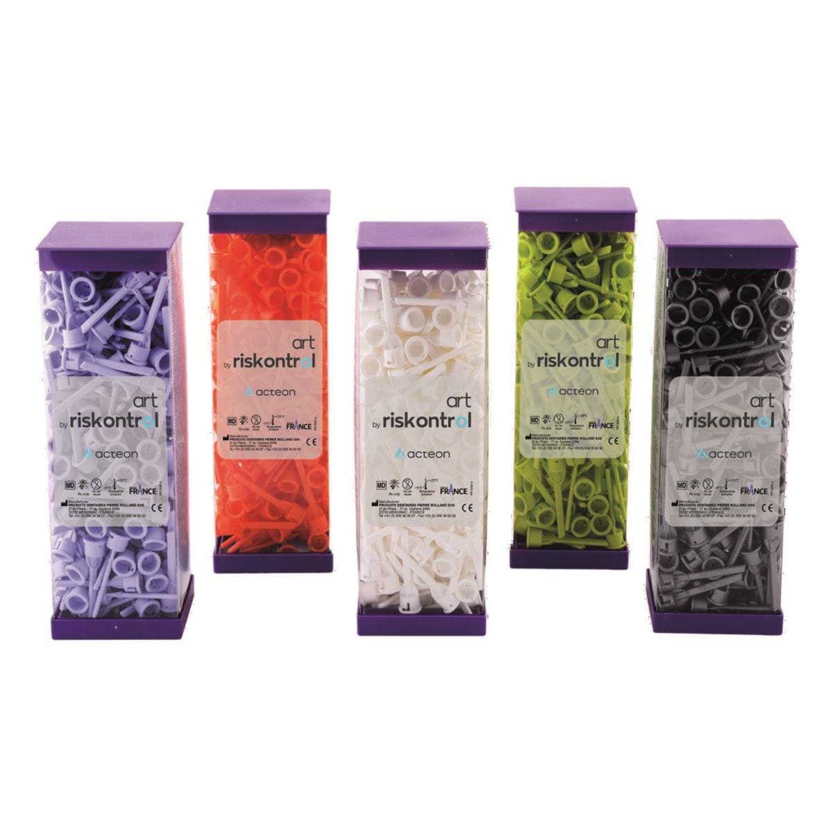 Embouts Riskontrol Art ACTEON- Anis - Bote de 250
