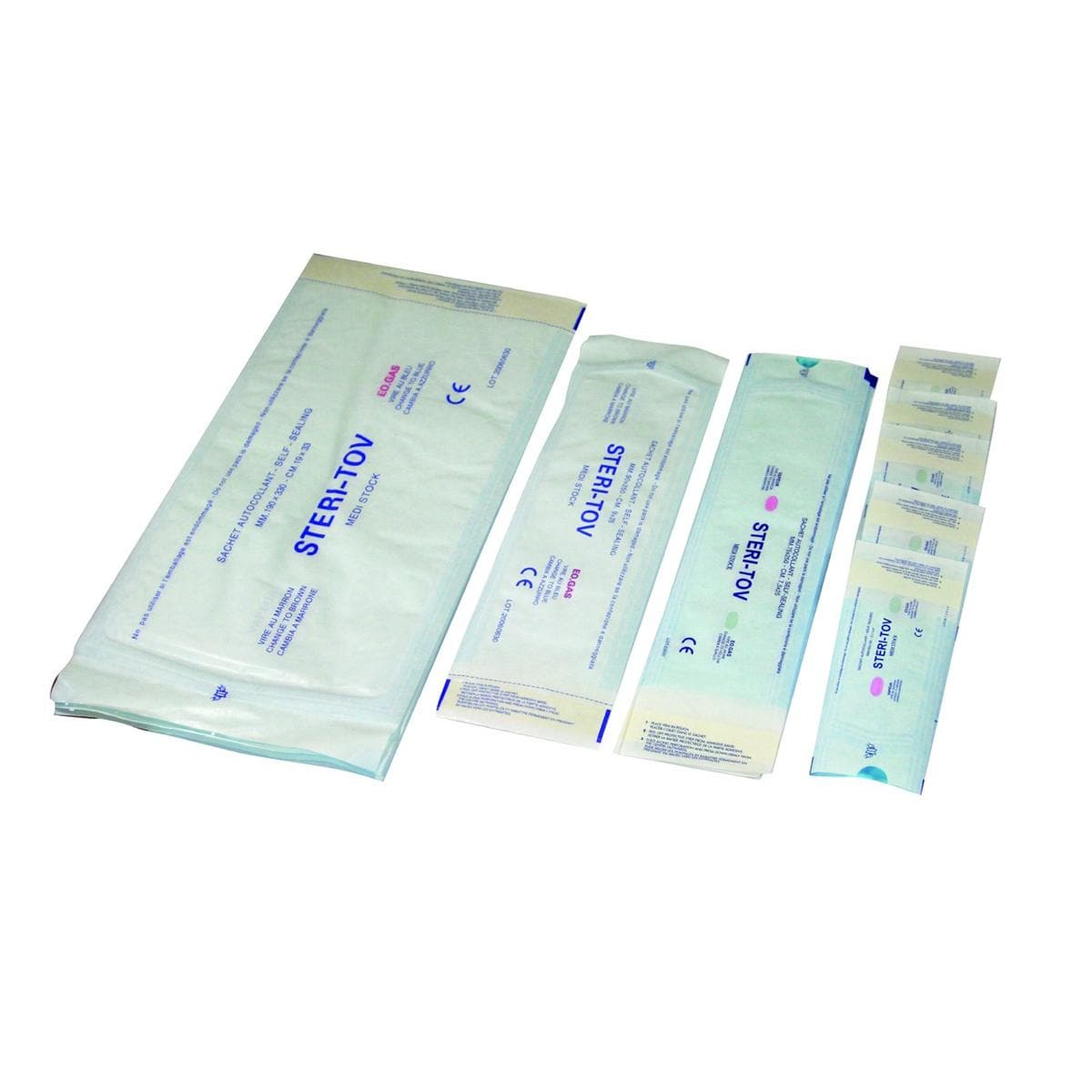 Sachets MEDISTOCK - 140 x 260 mm - Bote de 200