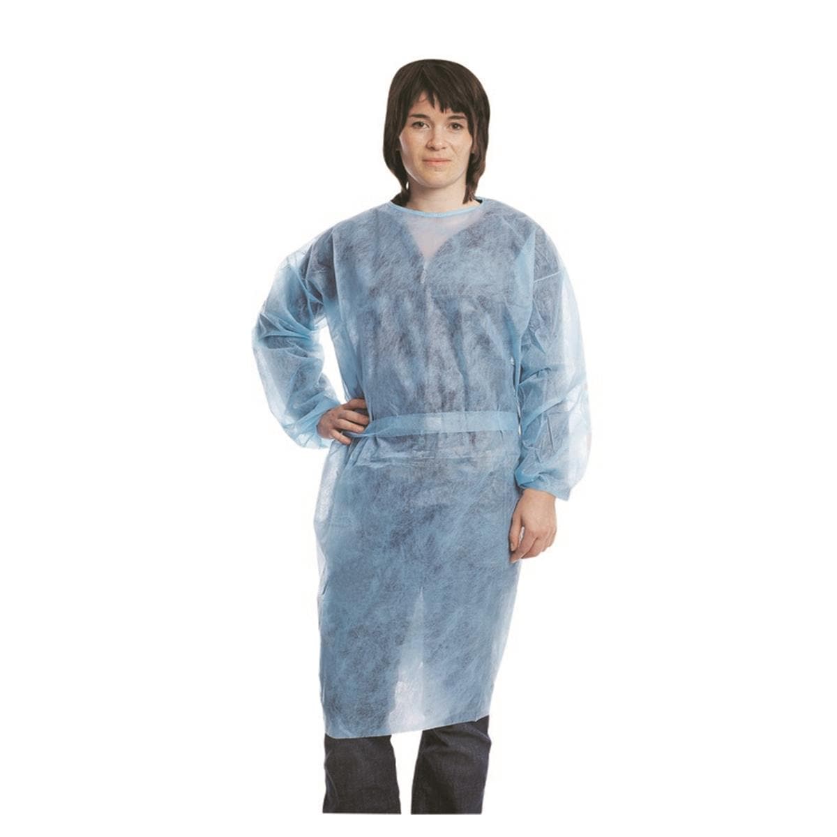 Blouse d'isolation non strile bleue (50) Hartmann