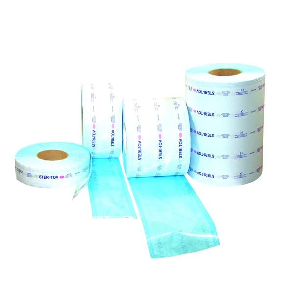 Gaine de sterilisation steri-tov MEDISTOCK - Le rouleau de 200 m - Largeur 20 cm (soufflet)