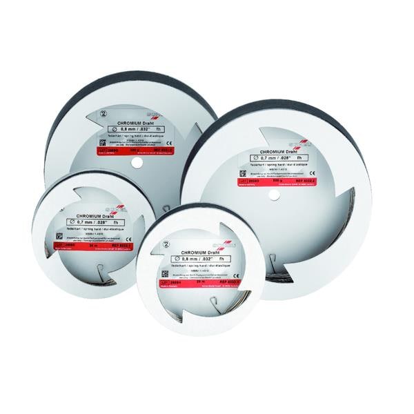 Fils Chromium SCHEU-DENTAL - Dur - Le rouleau de de 10 m - 0,9 mm